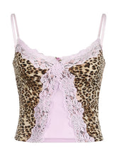 Camisola de encaje de leopardo Nevaeh